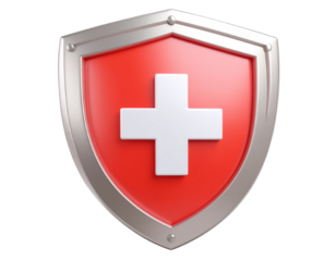 ogurt with berries in a bowl, isolated on a white background  