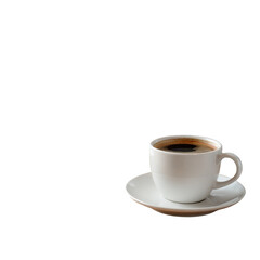 Obraz premium A single cup of coffee