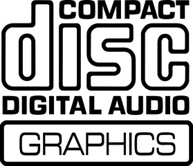Compact Disc DVD graphic logo elements