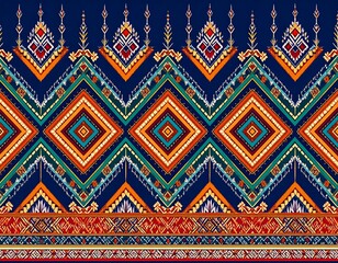 Vibrant geometric pattern (2)
