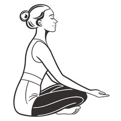 vector illustration of a girl