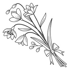 vector illustration of a flower