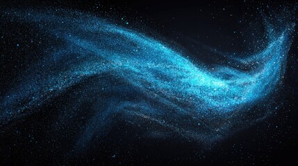 Abstract Blue Swirl