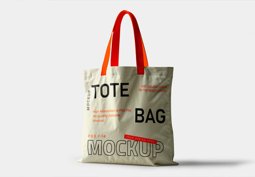 Febric Tote Bag Mockup