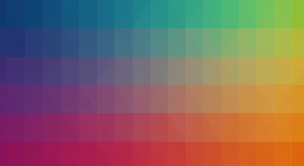 Vibrant Multicolor Geometric Pattern with Gradient Squares
