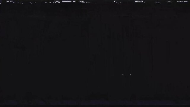 15 to 0 second countdown timer animation vhs effect on black background 4K resolution