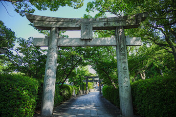 日本　神社　鳥居