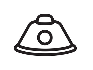 Stock Image Clean Minimal Alarm System Illustration For Branding