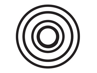 Stock Image Minimalist Bullet Camera Icon For Security Graphics