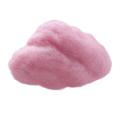Fototapeta premium Abstract Pink Textured Cloud Shape, Soft, Fluffy,
