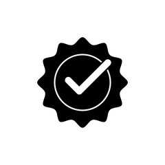 Icon a seal of approval, isolated against a clean background.