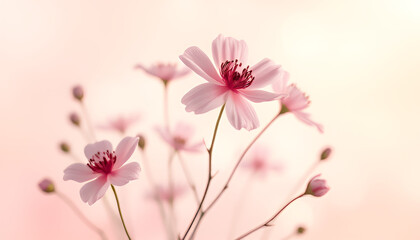 pink flowers in the garden