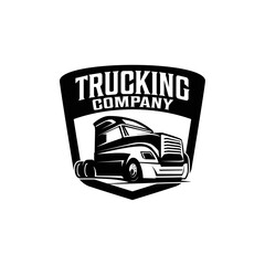 Trucking Logo Logistic Company Logo. Premium Vector Truck Logo Vector