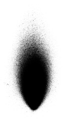 Black paint splatter isolated on a white background. Water splash silhouette vector texture overlay.