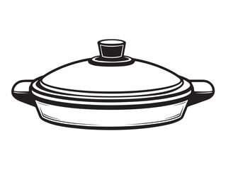 Modern Electric Skillet Stock Image Featuring Sleek Vector Art