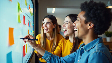 Synergy in Action: Inclusive Team Brainstorming Session