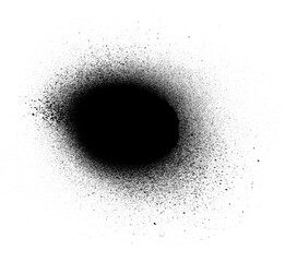 Black paint splatter isolated on a white background. Water splash silhouette vector texture overlay.