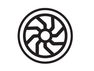 Fototapeta premium Stylish Exhaust Fan Stock Image in Crisp Professional Vector Format