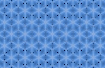 Geometric Pattern of Intersecting Hexagons with Blue Tones and a Seamless Design, Offering a Repeating Backdrop or Wallpaper texture