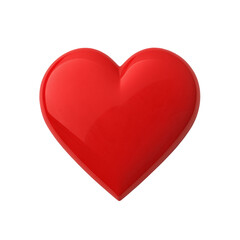 Red heart symbol with black background emoticon for love romance and valentines day theme design