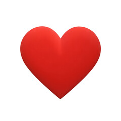 Red heart symbol on black background expressing love and romance for valentines and anniversaries