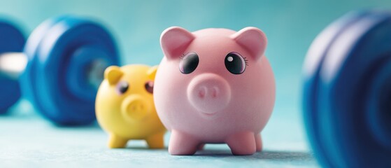 The Piggy Banks Motivating Fitness and Financial Wellness in a Playful Setting