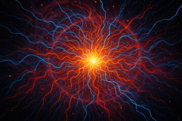 Abstract Energy Burst, Illustration