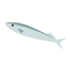 さんまのベクターイラスト：秋の味覚・魚 - Saury Vector Illustration: Autumn Taste and Fish