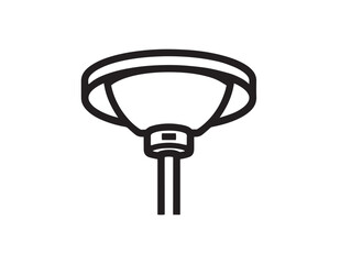 Precision Oscilloscope Illustration in Contemporary Vector Line Art