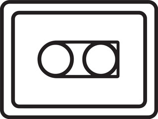 Obraz premium Elegant Outdoor Floodlight Outline in Minimal Line Design