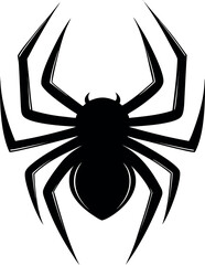 image of an spider eps on white background