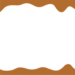 Chocolate Blob Border
