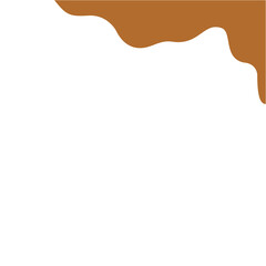 Chocolate Blob Border