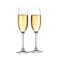 A glass of bubbly champagne is perfect for toasting a celebration