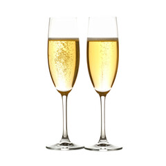 A glass of bubbly champagne is perfect for toasting a celebration