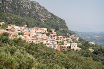 Obraz premium village in the mountains