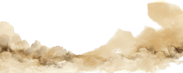 Beige cloud formation, textured, mountainous shapes