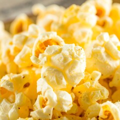 Close-up of popcorn