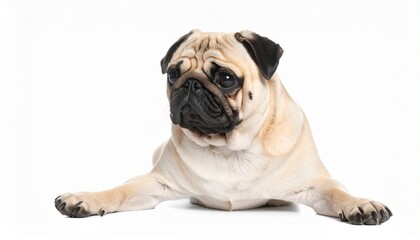 Obraz premium dog on the white 