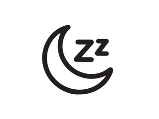 Stylish Sleep Tracker Vector Illustration with Clean Outline