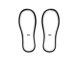 Innovative Smart Insoles Clean Line Vector Art Design