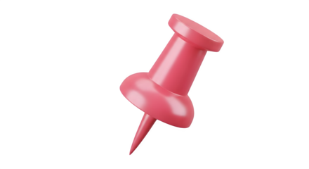 A pink pushpin isolated on a black background    .ai generative, transparent background, white background. isolated on white background, png, jpeg, jpg.