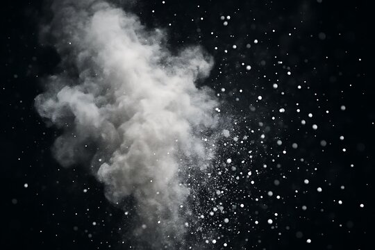 Climbing Chalk Dust Macro Texture Magnesium Powder Cloud for Grip and Training