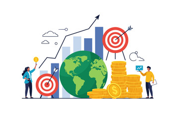 Global financial growth strategies and investment opportunities driving business success worldwide