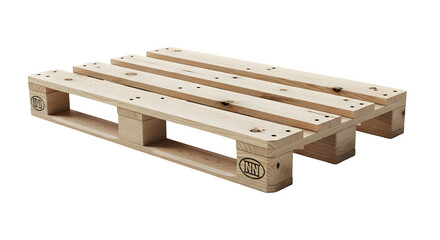 A wooden euro pallet isolated on black surface .ai generative, transparent background, white background. isolated on white background, png, jpeg, jpg.