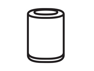 Elegant Smart Speaker Icon with Simple Vector Line Aesthetic