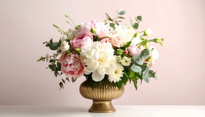 Elegant floral arrangement in vase
