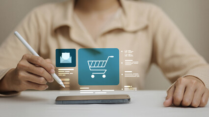 Online Shopping and E-commerce Business on Mobile Device
