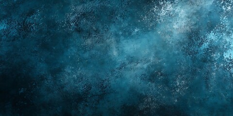 A close up view of dark blue water with a textured surface and light reflecting off the water