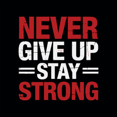 Obraz premium Motivational typography vector t- shirt design print